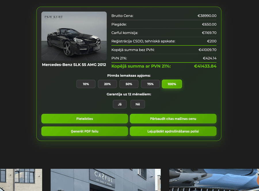 Car Transport Platform with AI Calculator